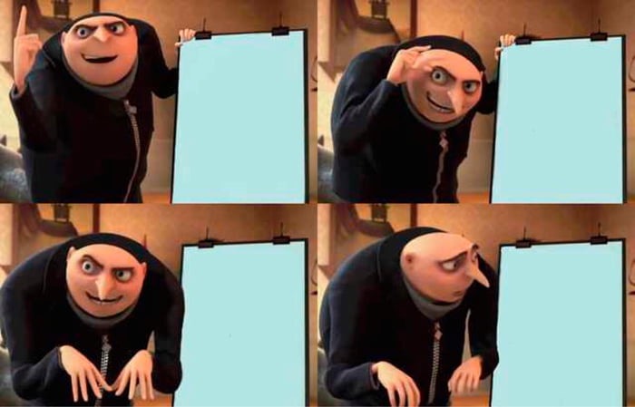 Gru's Plan meme about Hard Yakka