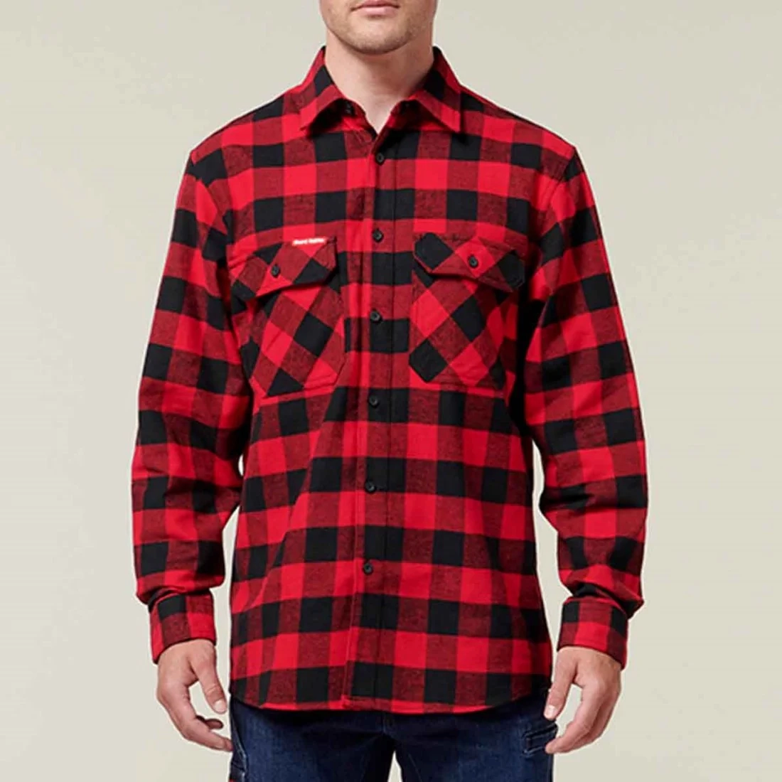 Men's Check Flannel Shirt - Image 1